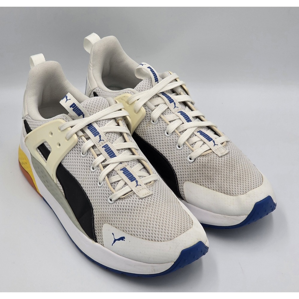 Puma Anzarun Cage Lace Up Men's Size 9 White Sneakers Shoes Running 372312-11